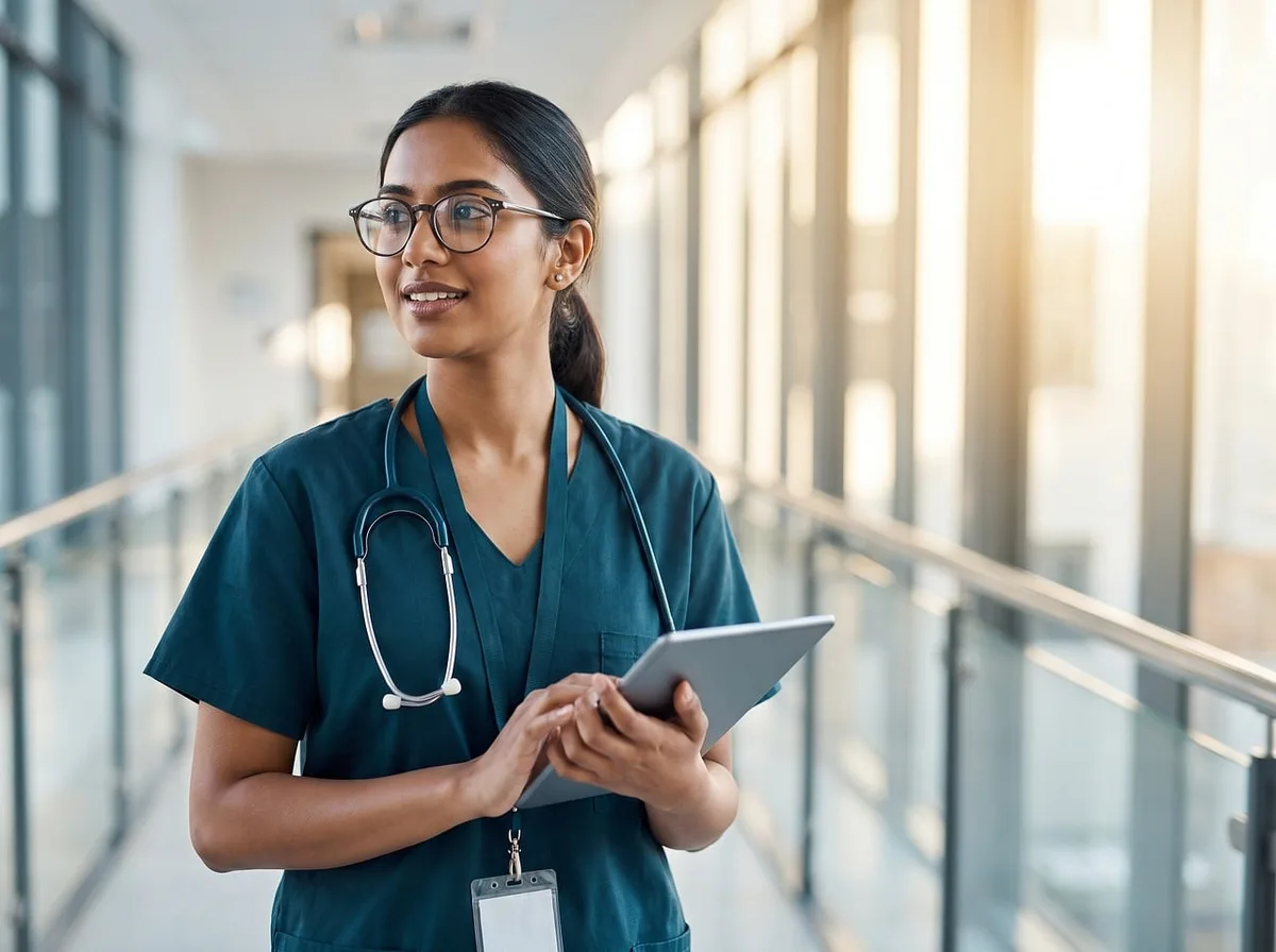 Documents médicaux, ordonnance et tablette préparés pour une téléconsultation gynécologique.